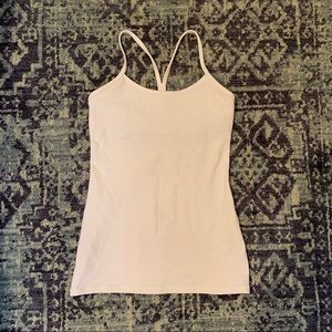 Lululemon Power Y tank with built in shelf bra